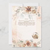 Terracotta Floral Pampas Grass BRIDESMAID'S BRUNCH (Rückseite)