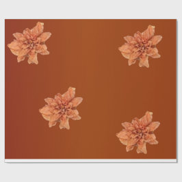 Terracotta Flower Geschenkpapier