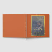 Terracotta Foto Wedding Foil Guestbook Gästebuch (Voll)