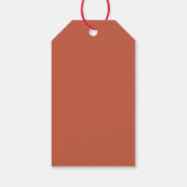 Terracotta-Gastgeschenk Hochzeit Vielen Dank für I Geschenkanhänger (Rückseite)