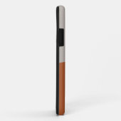 Terracotta Geometric Earthy Custom Case-Mate iPhone Hülle (Hinten/Rechts)