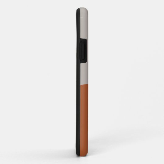 Terracotta Geometric Earthy Custom Case-Mate iPhone Hülle (Hinten/Rechts)