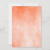 Terracotta Geometric Pampas Grass Wedding Einladung (Rückseite)