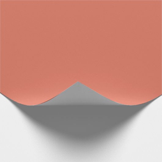 Terracotta Geschenkpapier (Ecke)