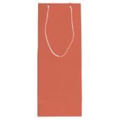 Terracotta Geschenktüte Für Weinflaschen (Rückseite)