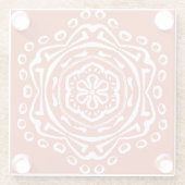 Terracotta Glasuntersetzer (Rückseite)