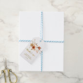 Terracotta Gold Rust Fall Brautparty Gefallen Geschenkanhänger (Mit Garn)