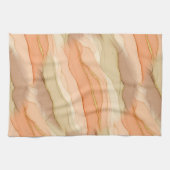 Terracotta Gold Vein Marble - Warm Luxury (3)      Geschirrtuch (Horizontal)