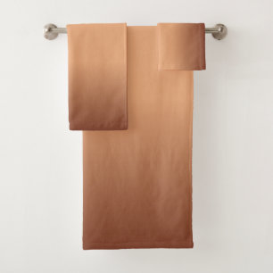 Terracotta Gradient Badhandtuch Set