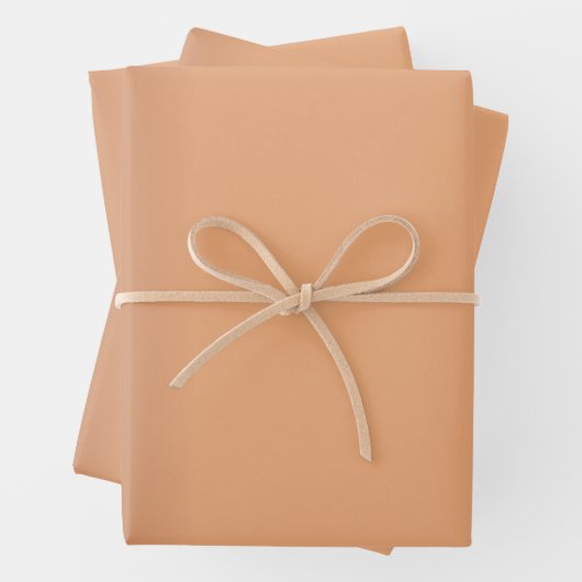 Terracotta Gradient Geschenkpapier Set (Beispiel)