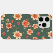 Terracotta Green pattern 2025 Case-Mate iPhone Hülle (Rückseite (Horizontal))