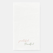 Terracotta & Green Script dankbar