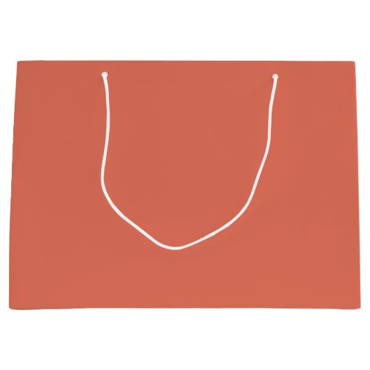 Terracotta Große Geschenktüte (Vorderseite)