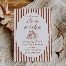 Terracotta Hand bemalt Hochzeit