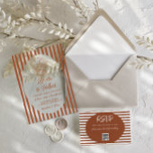 Terracotta Hand Painted Wedding Acryleinladungen