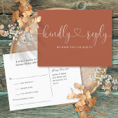 Terracotta Heftskriptaufforderung UAWG Einladungspostkarte