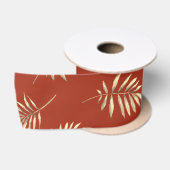 Terracotta-Herbstlaube Satinband (Spule)