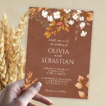Terracotta Herbstleaves Boho Hochzeit im Herbst