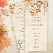 Terracotta Herbstleaves Boho Hochzeit im Herbst Programm