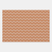 Terracotta Herringbone-Muster Geschenkpapier Set (Vorderseite 3)