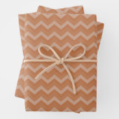 Terracotta Herringbone-Muster Geschenkpapier Set (Beispiel)