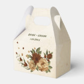 Terracotta Hochzeit Geschenkschachtel (Vorderseite)