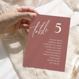 Terracotta Hochzeitskarten Einladung