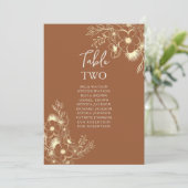 Terracotta Hochzeitstisch (Stehend Vorderseite)