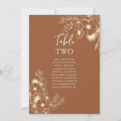 Terracotta Hochzeitstisch (Rückseite)