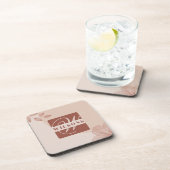 Terracotta Hues Getränkeuntersetzer (Rechte Seite)