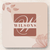 Terracotta Hues Getränkeuntersetzer (Vorderseite)