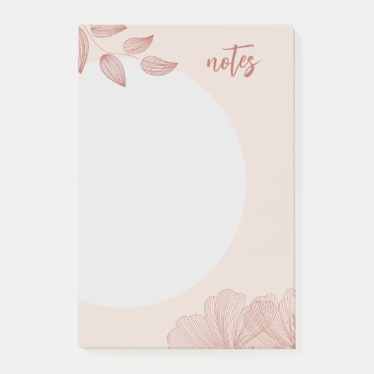 Terracotta Hues Post-it Klebezettel (Vorderseite)