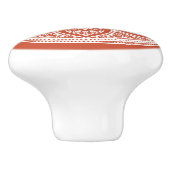 Terracotta Keramikknauf (Seitenansicht)