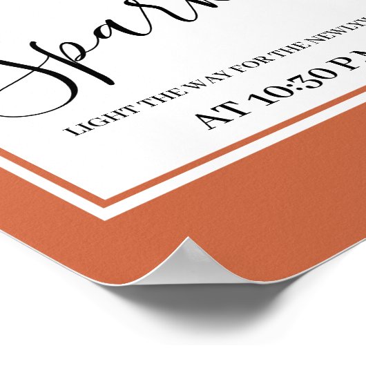 Terracotta Lass Liebe Piazza della Riforma Poster (Ecke)