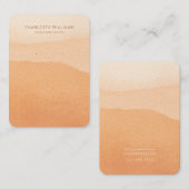 Terracotta Layers Juwelier-Grafikkarte Visitenkarte (Vorne/Hinten)