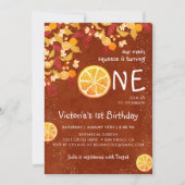 Terracotta Lemon Main Squeeze Foto Einladung (Vorderseite)