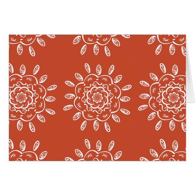 Terracotta Mandala (Vorderseite (Horizontal))