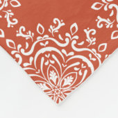 Terracotta Mandala Fleecedecke (Ecke)