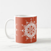 Terracotta Mandala Kaffeetasse (Links)