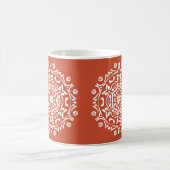 Terracotta Mandala Kaffeetasse (Mittel)
