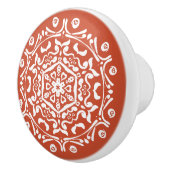 Terracotta Mandala Keramikknauf (Rechts)