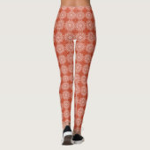 Terracotta Mandala Leggings (Rückseite)