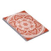 Terracotta Mandala Notizblock (Rechte Seite)