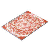 Terracotta Mandala Notizblock (Linke Seite)
