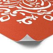 Terracotta Mandala Poster (Ecke)