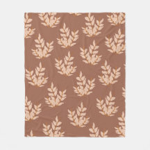 Terracotta Maple Blätter Tropischer Botanischer He