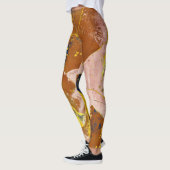 Terracotta marble textures leggings (Links)