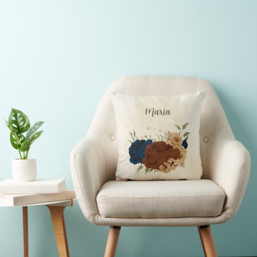 Terracotta Marine Kissen (Stuhl )