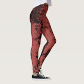 Terracotta-Marmorstruktur Leggings (Rechts)