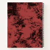 Terracotta-Marmorstruktur Notizblock (Rückseite)